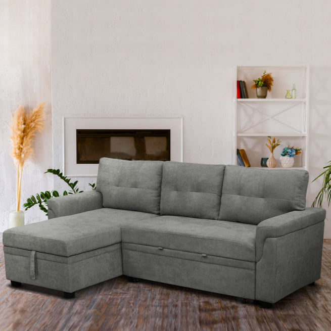 Light Gray Sleeper Couch (Free Shipping)