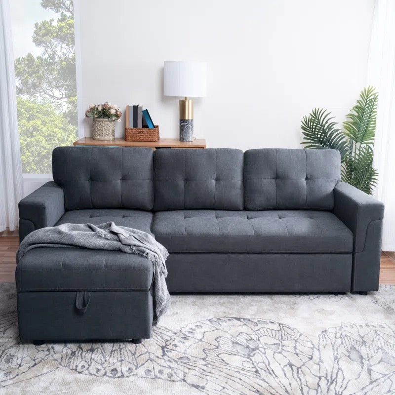 Dark Gray Sleeper Couch (Free Shipping)