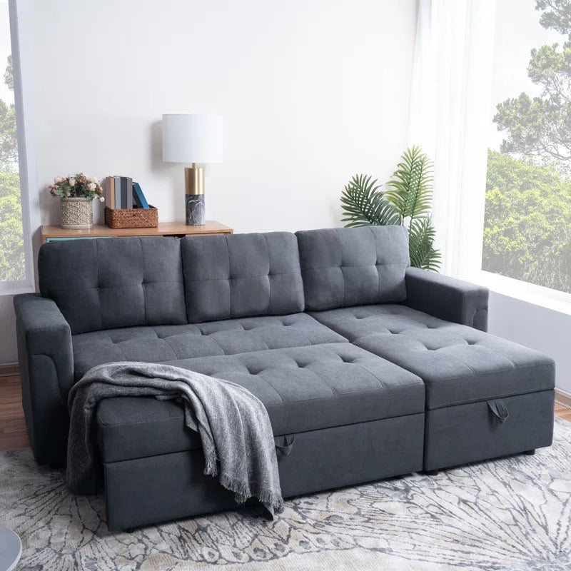 Dark Gray Sleeper Couch (Free Shipping)