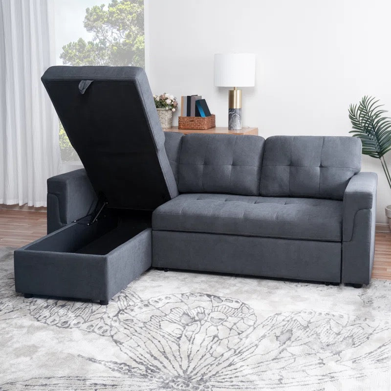 Dark Gray Sleeper Couch (Free Shipping)