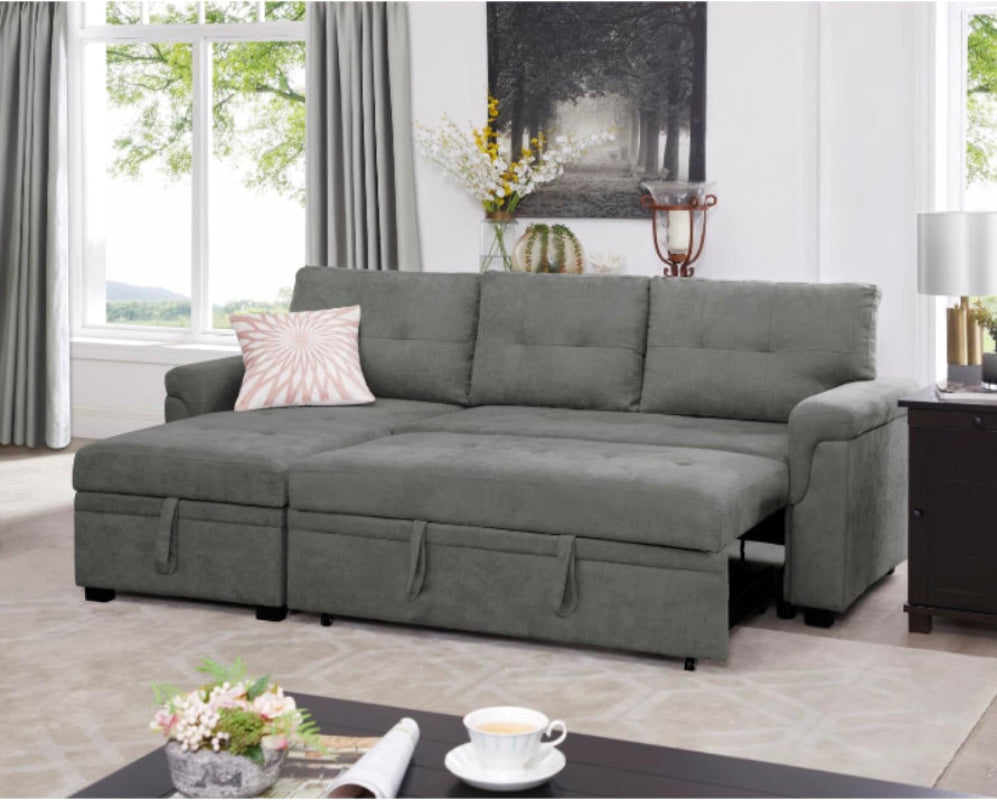 Light Gray Sleeper Couch (Free Shipping)